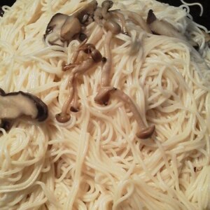 ひとりランチに♪そうめんでペペロンチーノ